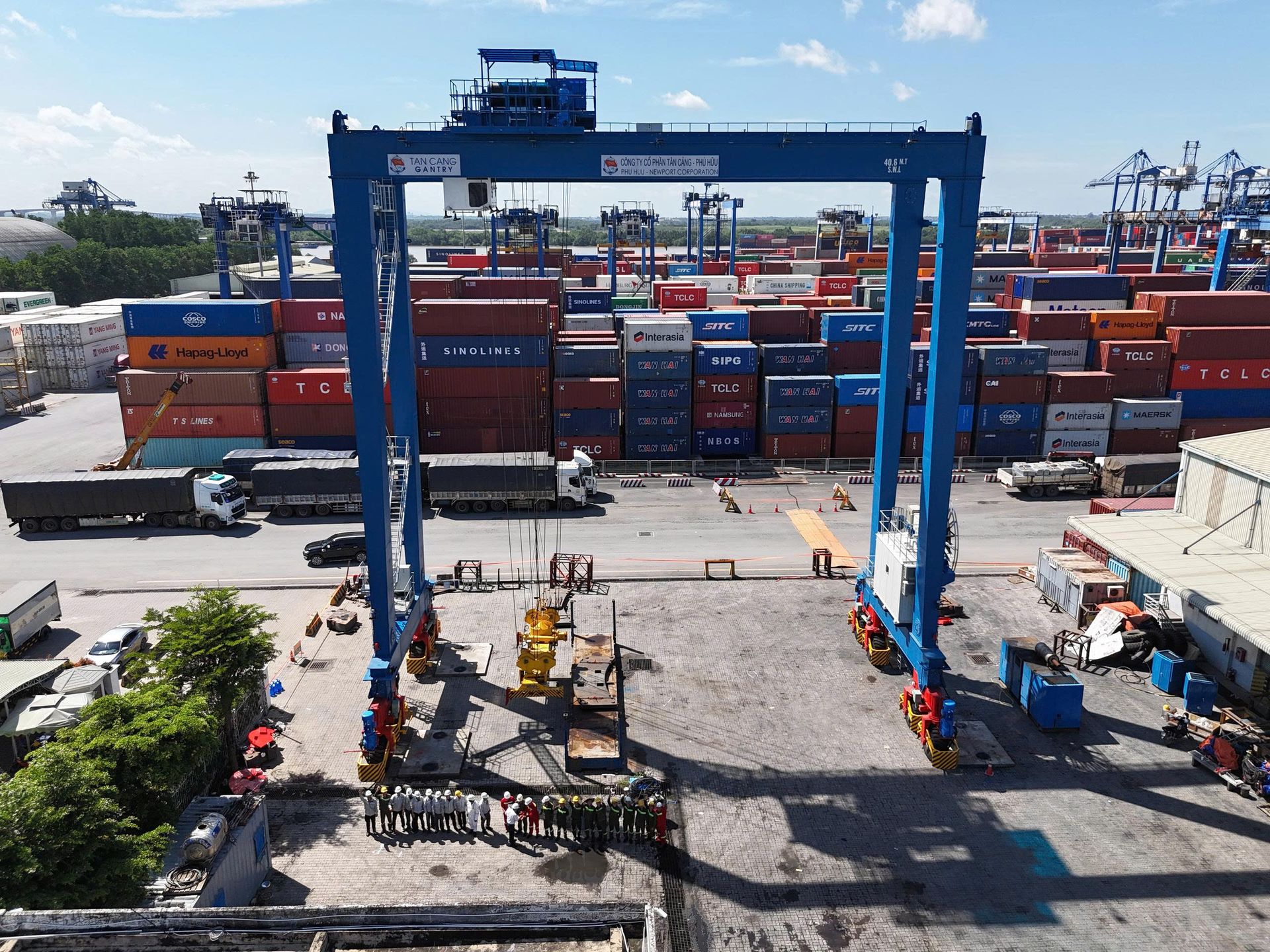 Sản phẩm cẩu RTG mang thương hiệu Tân Cảng Gantry