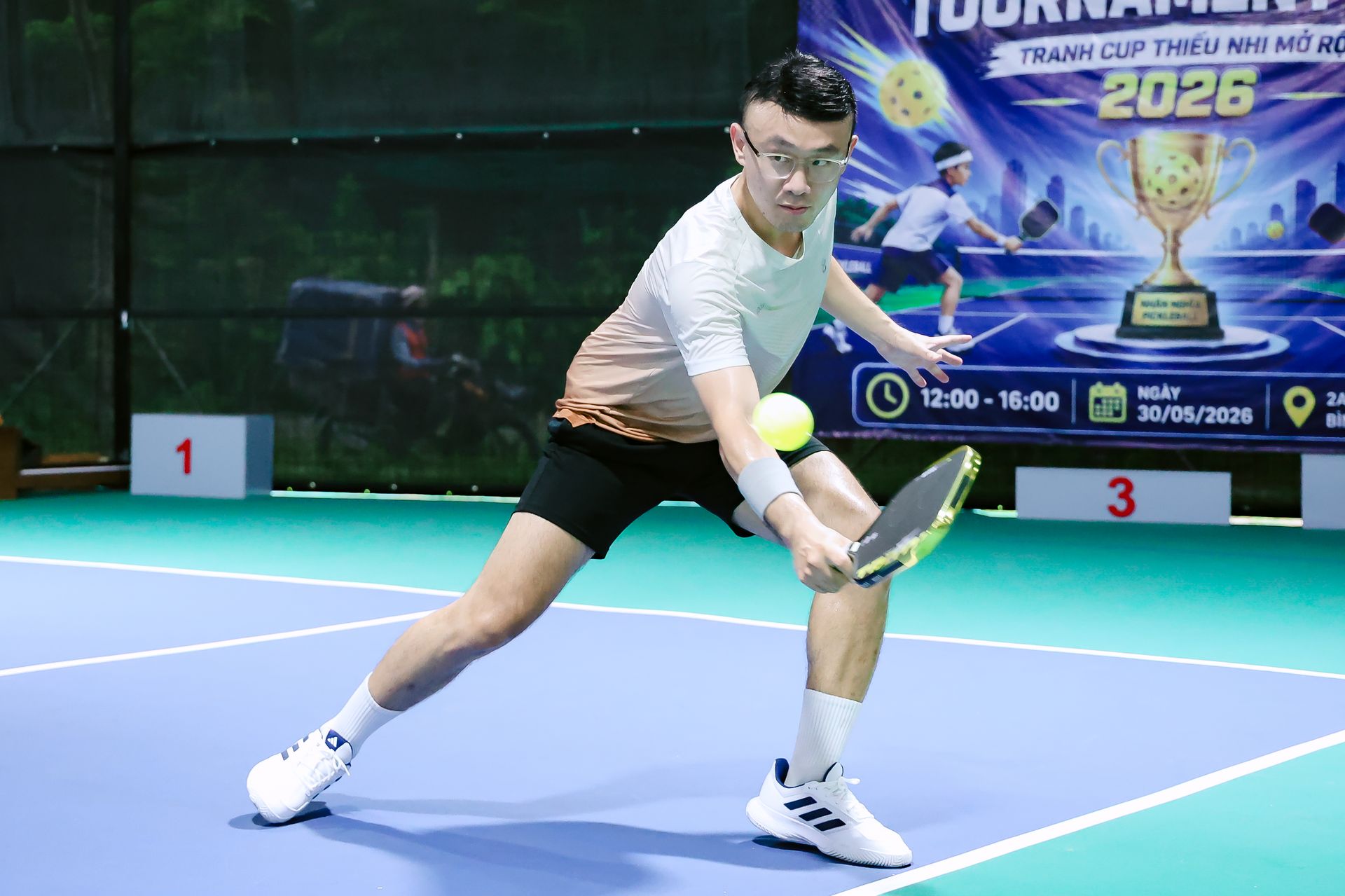 Các trận thi đấu tại giải giao lưu Pickleball 2026